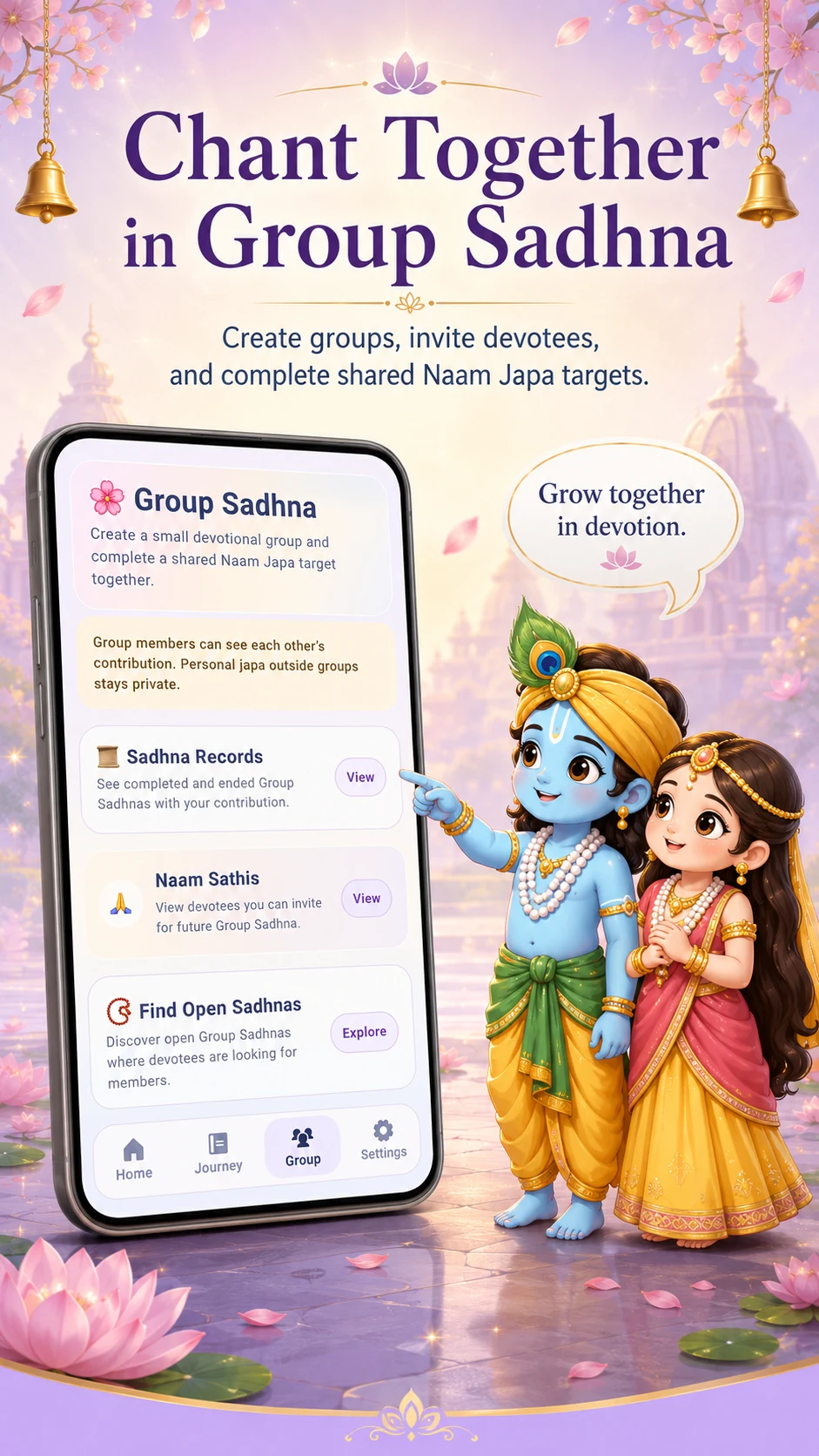 Radha Naam Jap Counter: Sadhna screenshot
